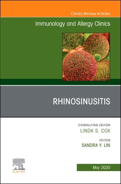 Couverture de l’ouvrage Rhinosinusitis, An Issue of Immunology and Allergy Clinics of North America
