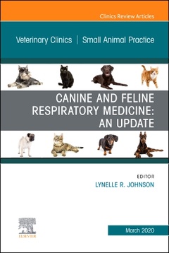 Couverture de l’ouvrage Canine and Feline Respiratory Medicine, An Issue of Veterinary Clinics of North America: Small Animal Practice