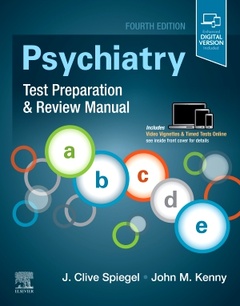 Couverture de l’ouvrage Psychiatry Test Preparation and Review Manual