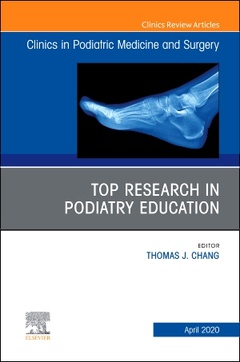 Couverture de l’ouvrage Top Research in Podiatry Education, An Issue of Clinics in Podiatric Medicine and Surgery