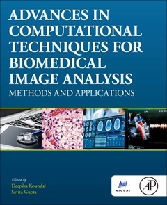 Cover of the book Advances in Computational Techniques for Biomedical Image Analysis