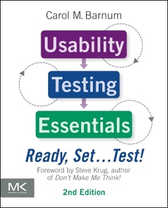 Couverture de l’ouvrage Usability Testing Essentials: Ready, Set ...Test!