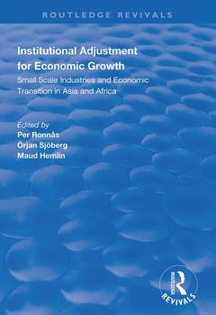 Couverture de l’ouvrage Institutional Adjustment for Economic Growth