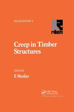 Cover of the book Creep in Timber Structures