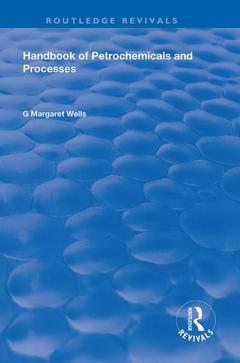 Couverture de l’ouvrage Handbook of Petrochemicals and Processes