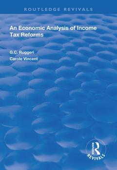 Couverture de l’ouvrage An Economic Analysis of Income Tax Reforms