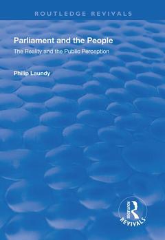 Couverture de l’ouvrage Parliament and the People