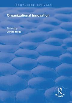Couverture de l’ouvrage Organizational Innovation