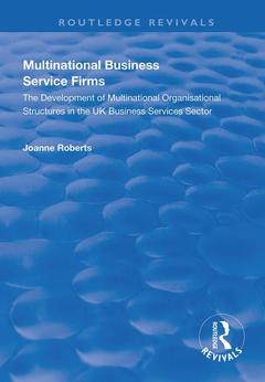 Couverture de l’ouvrage Multinational Business Service Firms