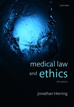 Couverture de l’ouvrage Medical Law and Ethics
