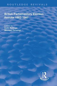 Cover of the book British Parliamentary Election Results 1983-1997
