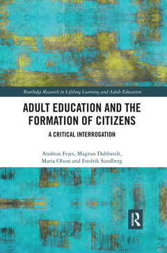 Couverture de l’ouvrage Adult Education and the Formation of Citizens