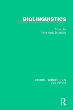 Couverture de l’ouvrage Biolinguistics vol II