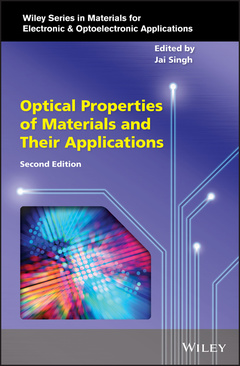 Couverture de l’ouvrage Optical Properties of Materials and Their Applications