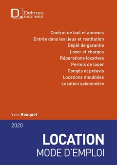 Couverture de l’ouvrage Location mode d'emploi 2020. 15e éd.