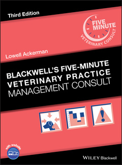 Couverture de l’ouvrage Blackwell's Five-Minute Veterinary Practice Management Consult