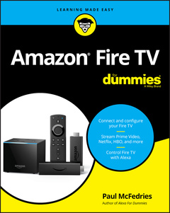 Couverture de l’ouvrage Amazon Fire TV For Dummies