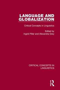 Couverture de l’ouvrage Language and Globalization v1