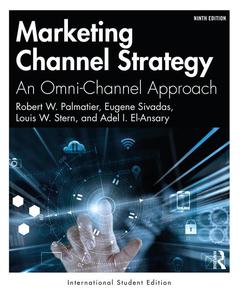 Couverture de l’ouvrage Marketing Channel Strategy