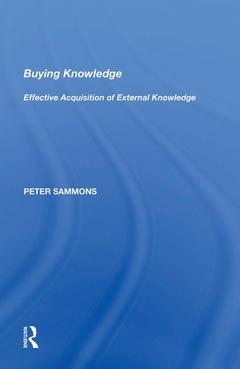 Couverture de l’ouvrage Buying Knowledge