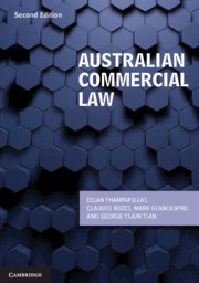 Couverture de l’ouvrage Australian Commercial Law