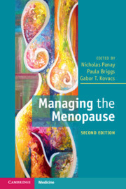 Couverture de l’ouvrage Managing the Menopause