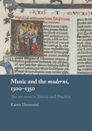 Couverture de l’ouvrage Music and the moderni, 1300–1350
