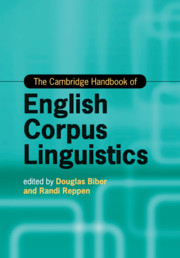 Couverture de l’ouvrage The Cambridge Handbook of English Corpus Linguistics