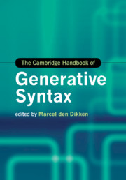 Couverture de l’ouvrage The Cambridge Handbook of Generative Syntax