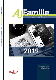 Couverture de l’ouvrage AJ Famille - Les dossiers 2019