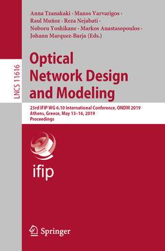 Couverture de l’ouvrage Optical Network Design and Modeling