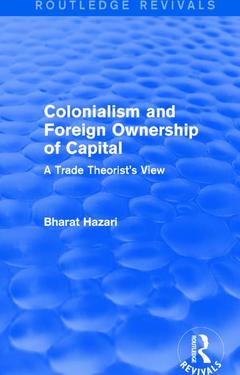 Cover of the book Colonialism and Foreign Ownership of Capital (Routledge Revivals)