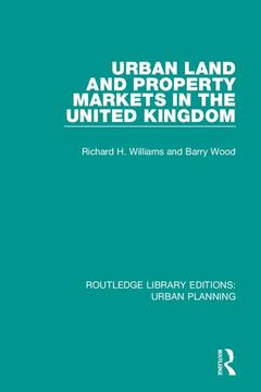Couverture de l’ouvrage Urban Land and Property Markets in the United Kingdom