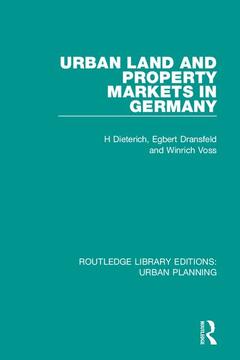 Couverture de l’ouvrage Urban Land and Property Markets in Germany