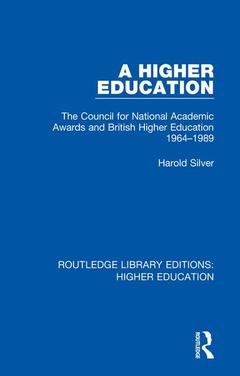 Couverture de l’ouvrage A Higher Education
