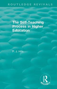 Couverture de l’ouvrage The Self-Teaching Process in Higher Education
