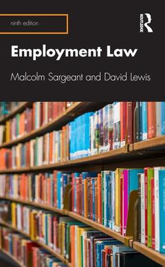 Cover of the book Employment Law 9e