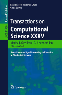 Couverture de l’ouvrage Transactions on Computational Science XXXV