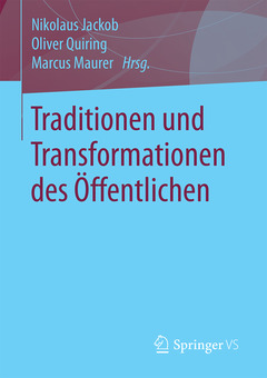 Couverture de l’ouvrage Traditionen und Transformationen des Öffentlichen