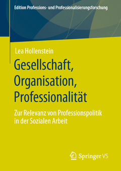 Couverture de l’ouvrage Gesellschaft, Organisation, Professionalität