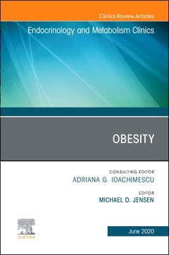 Couverture de l’ouvrage Obesity, An Issue of Endocrinology and Metabolism Clinics of North America