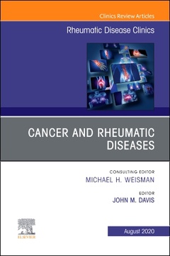 Couverture de l’ouvrage Cancer and Rheumatic Diseases, An Issue of Rheumatic Disease Clinics of North America
