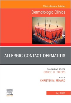Couverture de l’ouvrage Allergic Contact Dermatitis,An Issue of Dermatologic Clinics