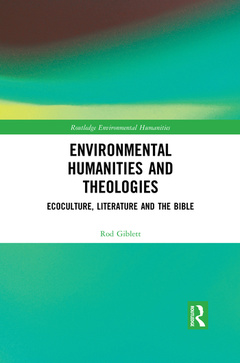 Cover of the book Environmental Humanities and Theologies