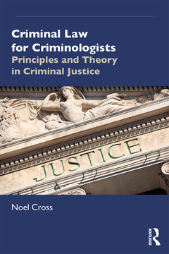 Cover of the book Criminal Law for Criminologists