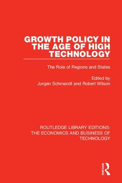 Couverture de l’ouvrage Growth Policy in the Age of High Technology