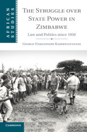 Couverture de l’ouvrage The Struggle over State Power in Zimbabwe
