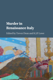 Couverture de l’ouvrage Murder in Renaissance Italy