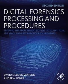 Couverture de l’ouvrage A Blueprint for Implementing Best Practice Procedures in a Digital Forensic Laboratory