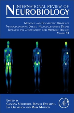 Cover of the book Metabolic and Bioenergetic Drivers of Neurodegenerative Disease: Neurodegenerative Disease Research and Commonalities with Metabolic Diseases
